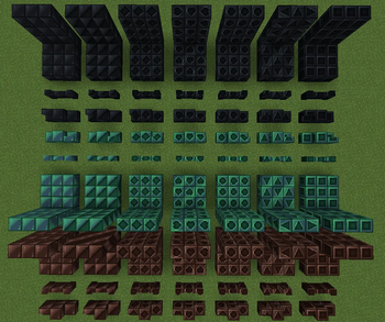 Cut tiles set.