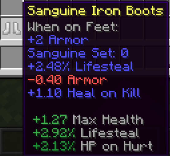 Sanguine Iron Boots