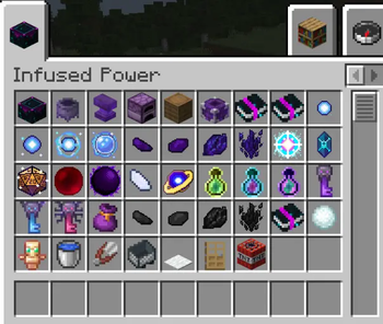 Infused Power, all items