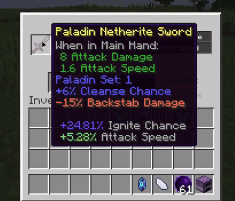 Rerolling a stat with a Lucky Gem