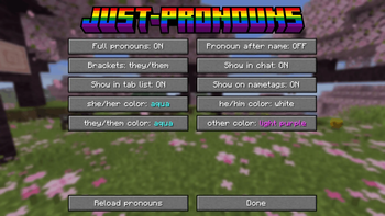 JustPronouns — screenshot 1