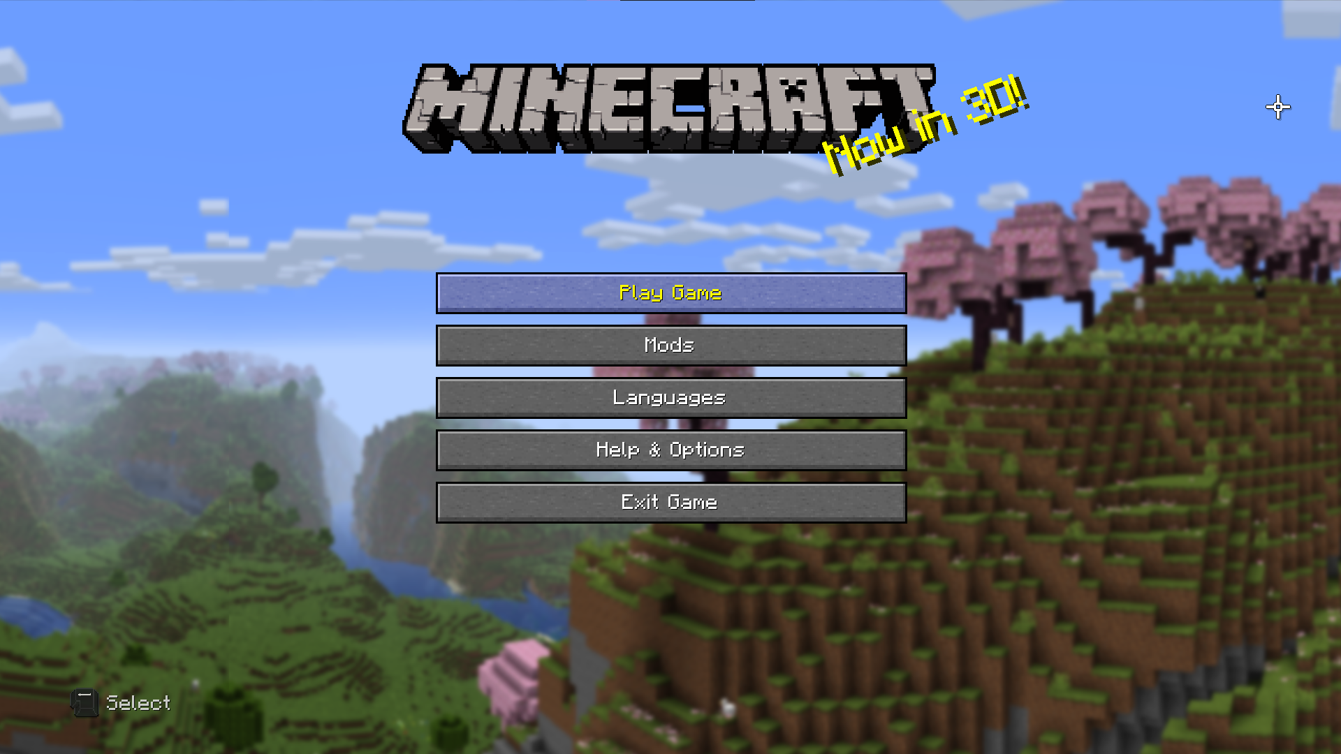 Main Menu screen