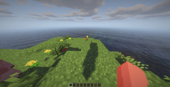 Island at midday