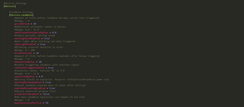 Landmine Config
