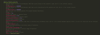 Water Condenser Config