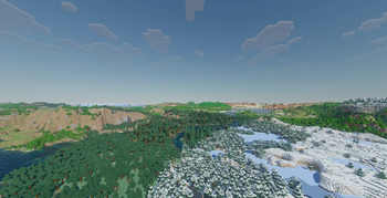 Render Distance 365+ chunks with Bloop Shader