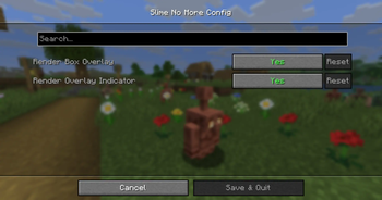 Configuration Screen