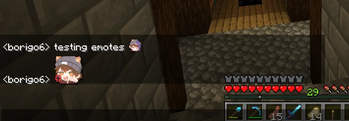 Emotes in chat