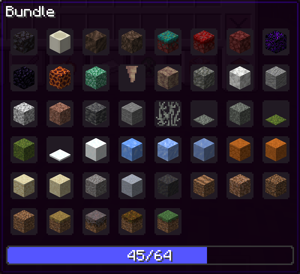 Bundle tooltip
