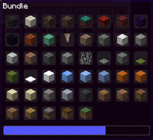 Bundle tooltip