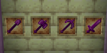 Enderite tools + sword