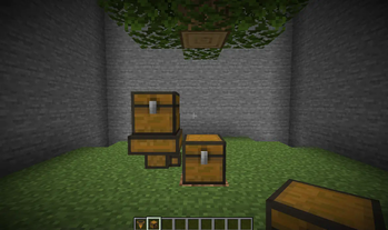 Wooden hopper