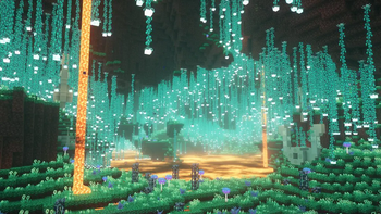 Blue Nether Forest