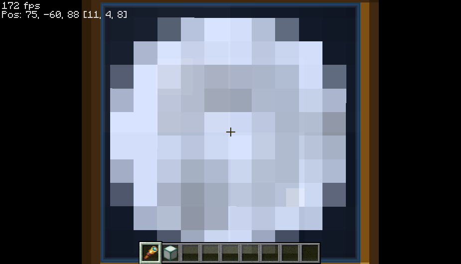 This is the moon through a spy glass