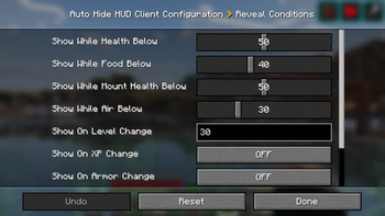 Reveal Conditions
