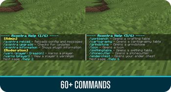 60+ commands