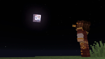 Gazing at a Full Moon with a Spyglass