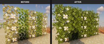 Flowering Oak Leaves Colormap Fix