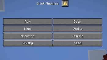 Drink Recipe Menu In-Game