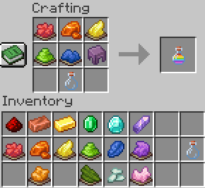 Crafting recipe with other ingredients