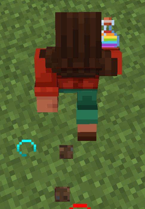 Rainbow effect colors