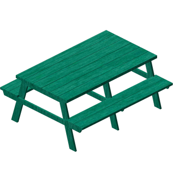 Warped Picnic Bench