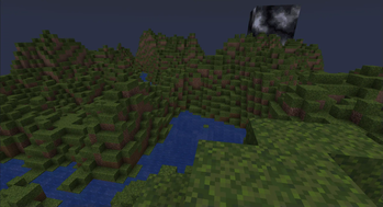 Terrain with water level