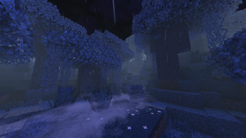 Rainy Pale Garden Night