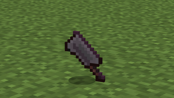 Cleaver on ground