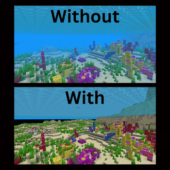 In Water With And Without Pack