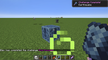 Earthquake achievement