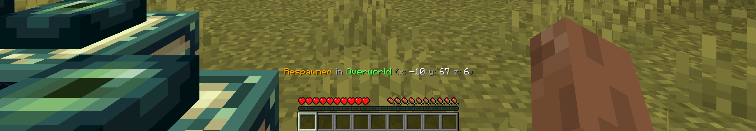 Respawn action bar alert
