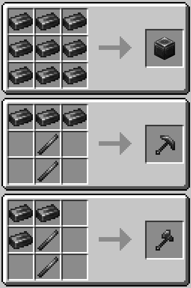 Bedrock Alloy Items