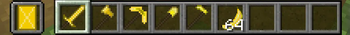 Banana tools hotbar