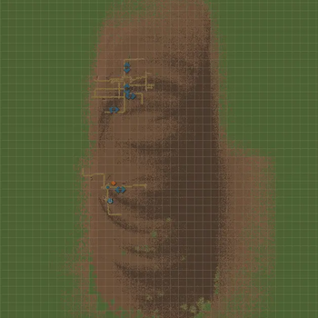 Tornado path top view