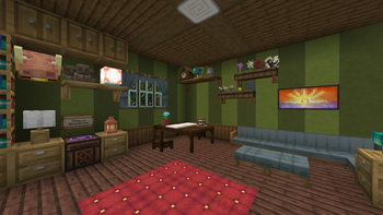 A small interior.