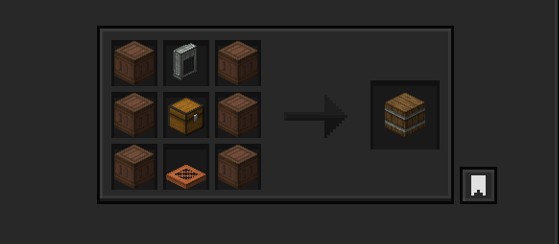 any wood and trapdoor