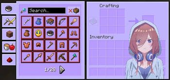Crafting Table Inventory
