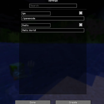 Alias Settings