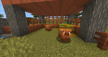 Particles to show that they completed a task