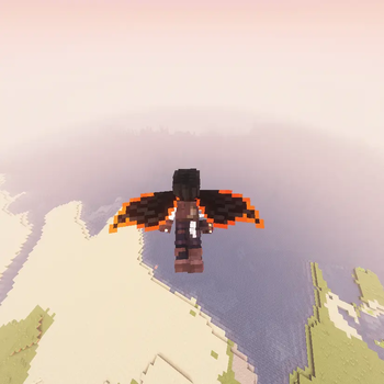 Vuzj's Fiery Elytra Wings — screenshot 2