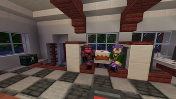 Chilling in a Restaurant