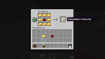 Crafting recipe