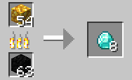 Raw Gold Block Blasted Into A Diamond