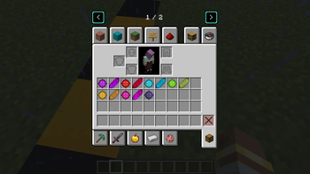 All gems in the inventory