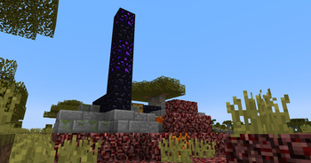 Crying Obsidian + Ruined Portal Structure