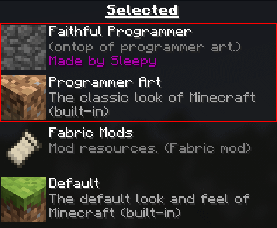 Pack Order