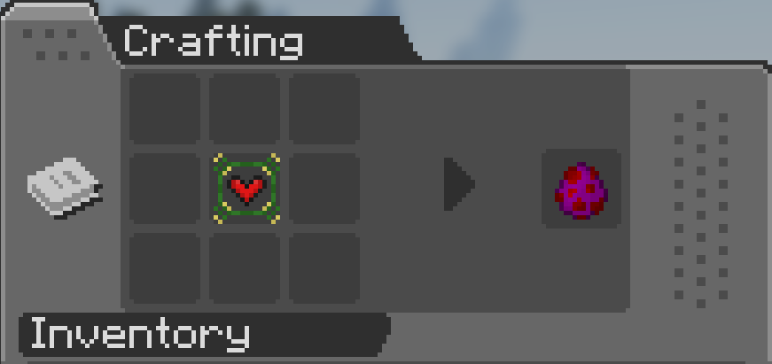 Crafting For NPC spawn egg.