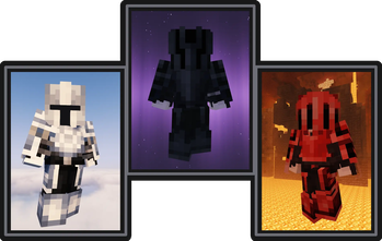 Vibranium, Enderium, and Vulpus armor sets