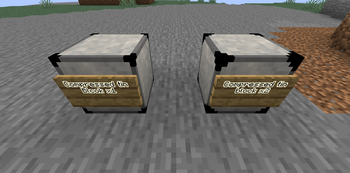 compressed tin block x1 and x2